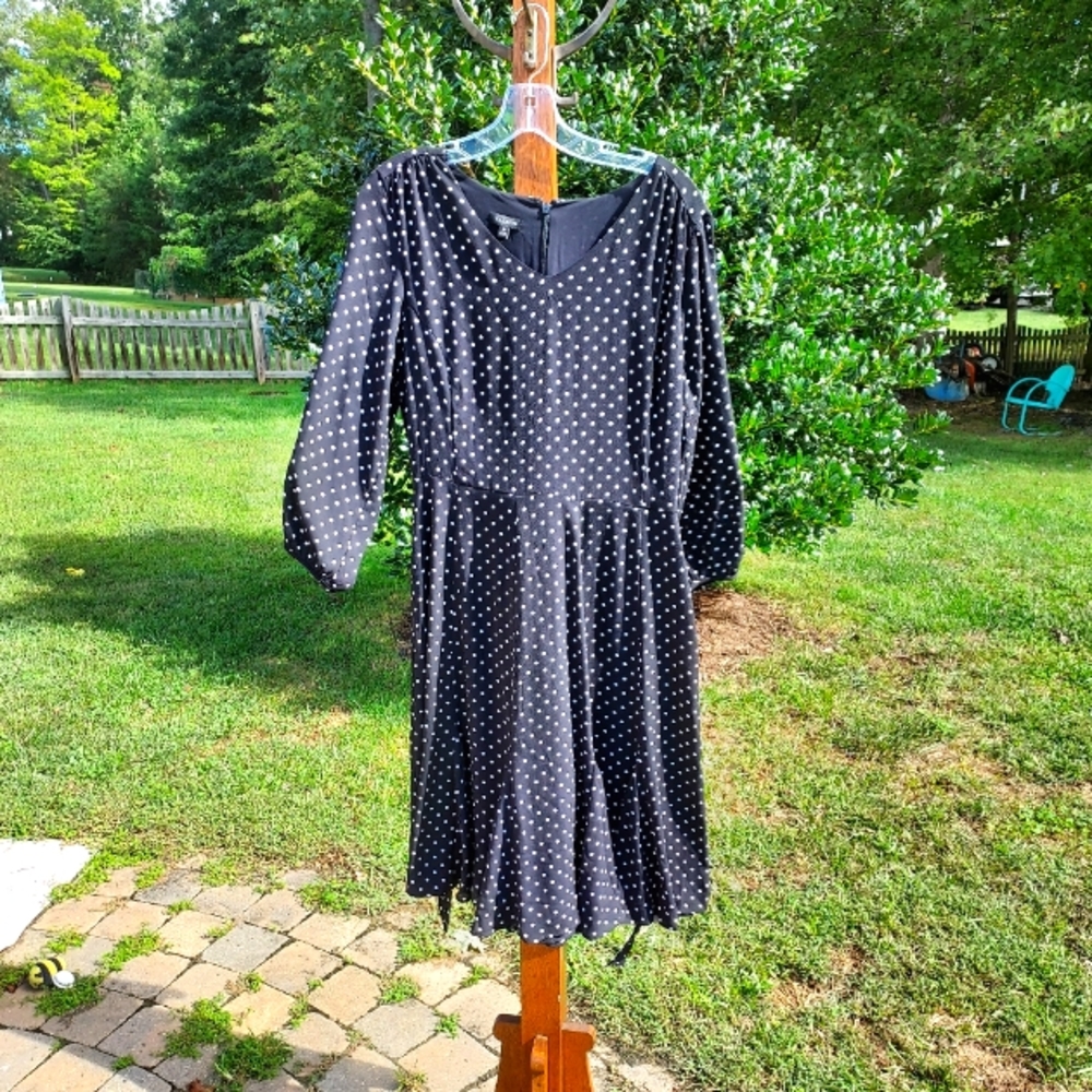 Talbots polka-dot dress